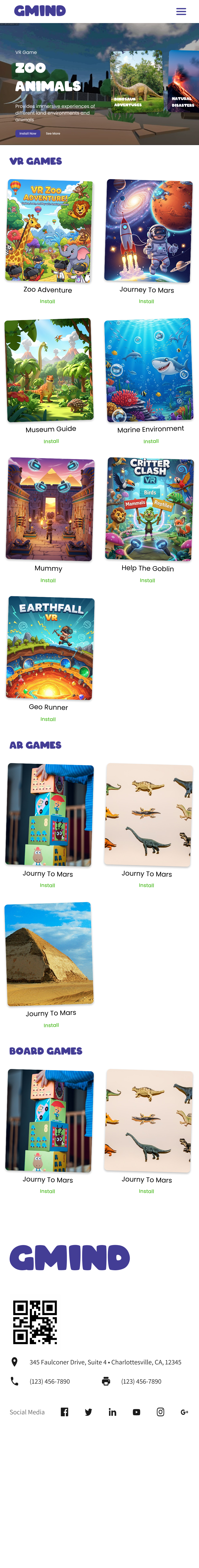 GMind games app preview